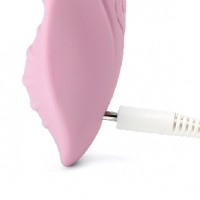 Wearable Panty Vibrator, 7 Speeds, Silicone, w/Remote Control, PINK